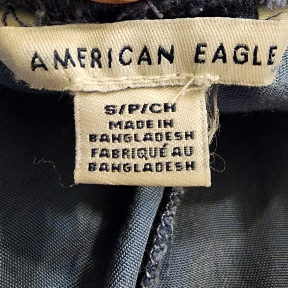 American Eagle Outfitters Cargo Joggers Utility Blue Lyocell Drawstring Soft - Picture 13 of 13